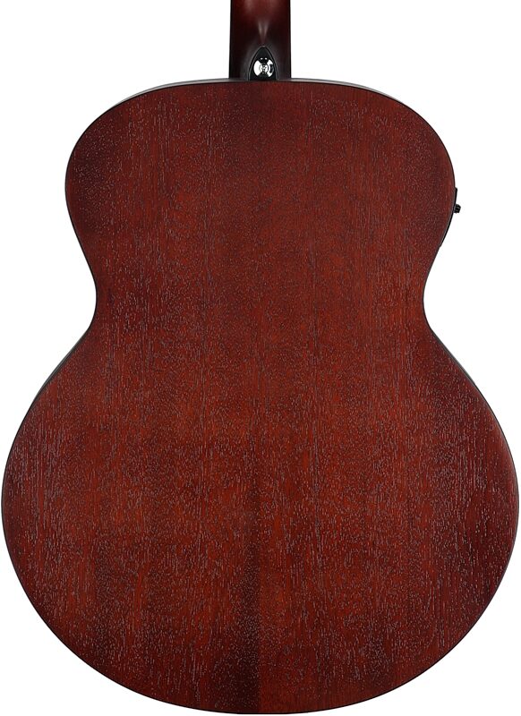 Ibanez PJ50E Acoustic-Electric Guitar, Open Pore Vintage Amber Sunburst, Body Straight Back