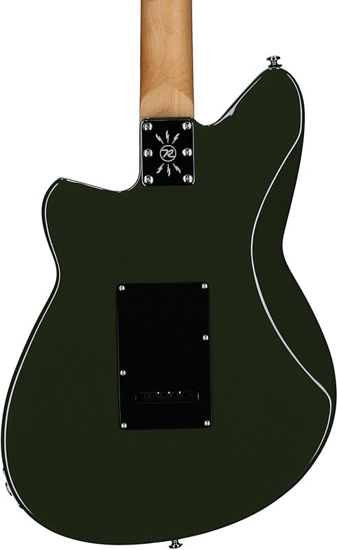 Reverend Jetstream HB Electric Guitar, Army Green, Rosewood Fretboard, Body Straight Back