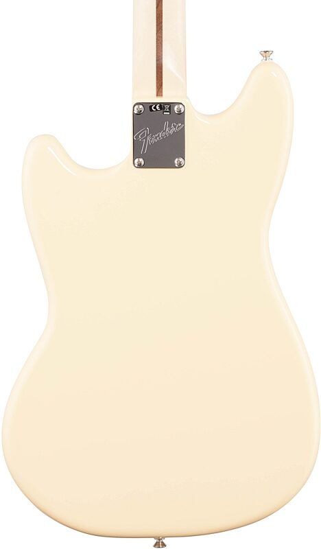 Fender American Performer Mustang Electric Guitar, Rosewood Fingerboard (with Gig Bag), Vintage White, Body Straight Back