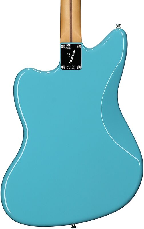 Fender Player II Jazzmaster Electric Guitar, with Rosewood Fingerboard, Aquatone Blue, Body Straight Back