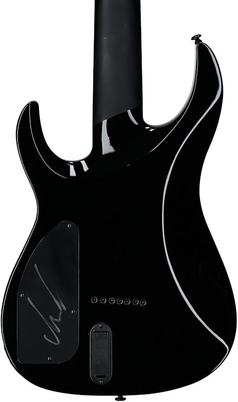 Legator Ninja 7 Slaughter Series Electric Guitar, 7-String, Demolisher Black , Body Straight Back