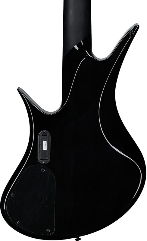 Legator HB5SS Helio 5 Super Shred Bass Guitar, Black, Body Straight Back