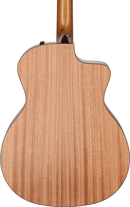 Taylor 114ce Grand Auditorium Acoustic-Electric Guitar, Left-Handed (with Gig Bag), Natural, Body Straight Back