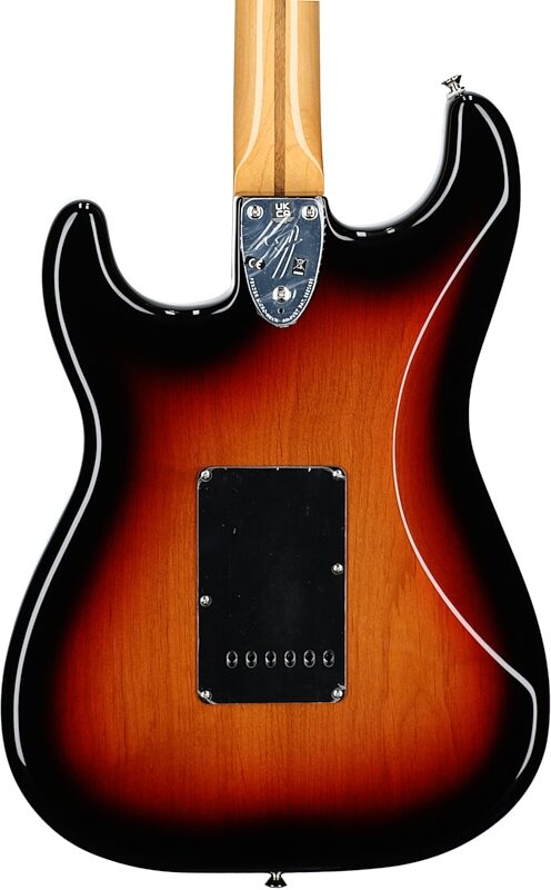 Fender Vintera II '70s Stratocaster Electric Guitar, Maple Fingerboard (with Gig Bag), 3-Color Sunburst, Body Straight Back