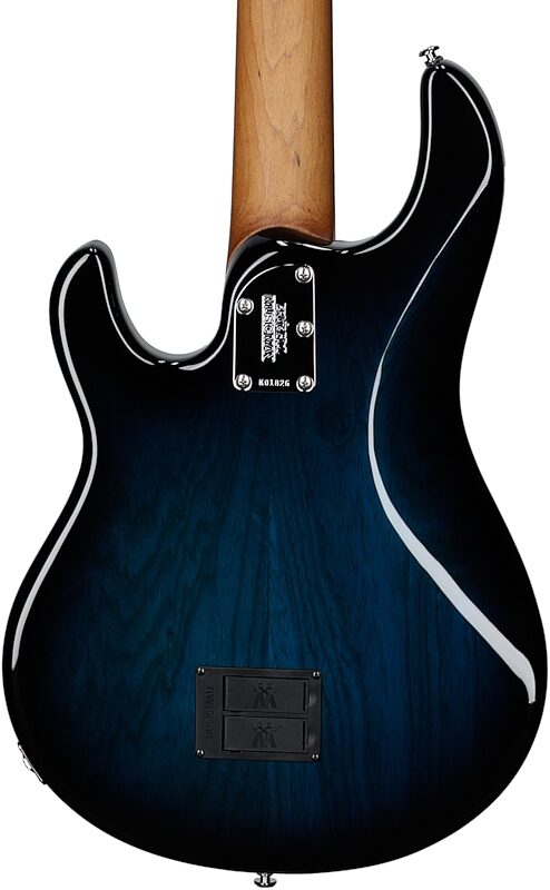 Ernie Ball Music Man StingRay 5 Special Electric Bass, 5-String (with Case), Pacific Blue, Blemished, Body Straight Back