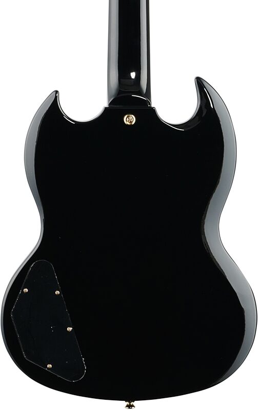 Epiphone SG Custom Electric Guitar, Ebony, Gold Hardware, Body Straight Back
