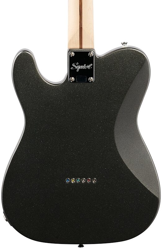 Squier Affinity Telecaster Deluxe Electric Guitar, Laurel Fingerboard, Charcoal Frost Metallic, Body Straight Back