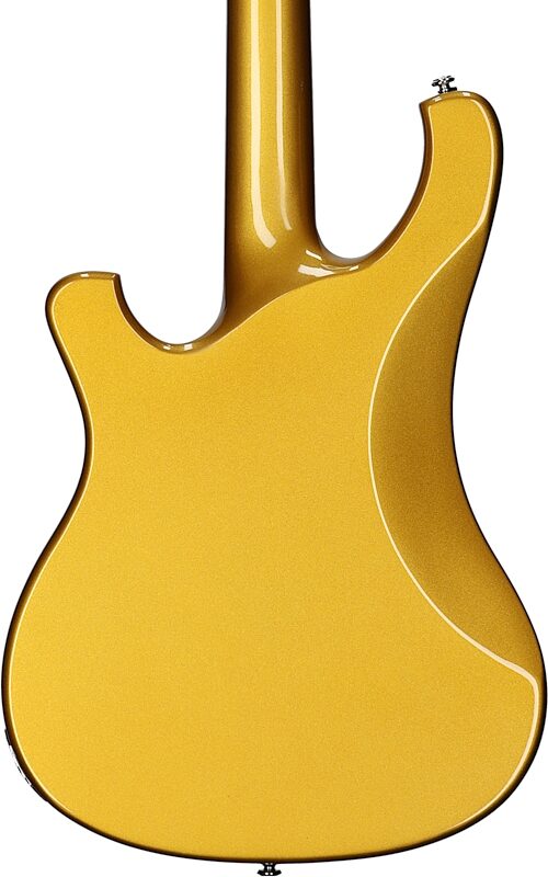 Schecter Stargazer 6 Vibrato Electric Guitar, Metallic Gold, Body Straight Back