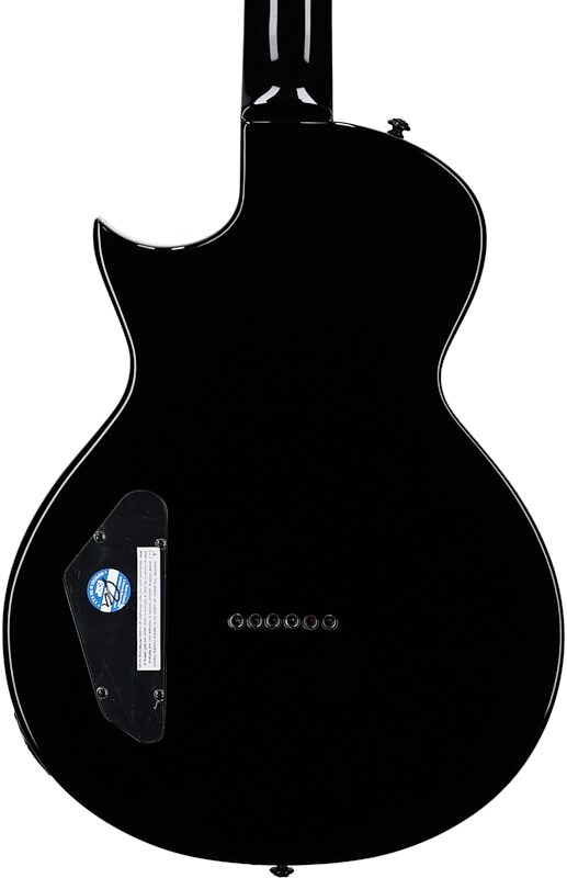 ESP LTD EC-201FT Electric Guitar, Black, Body Straight Back