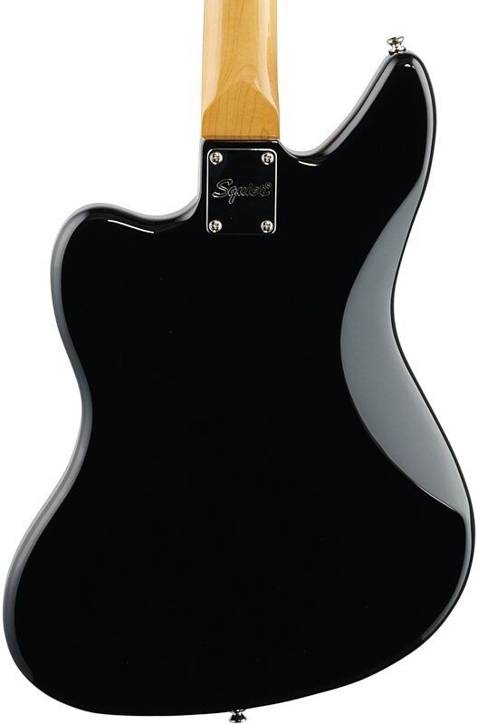 Squier Classic Vibe Jaguar Electric Bass, with Laurel Fingerboard, Black, Body Straight Back
