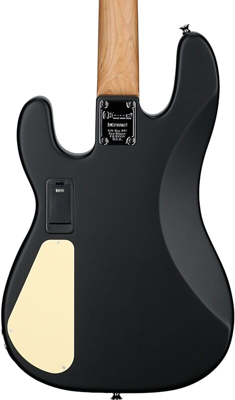 Charvel Pro-Mod San Dimas PJ IV Electric Bass, Satin Black, Body Straight Back