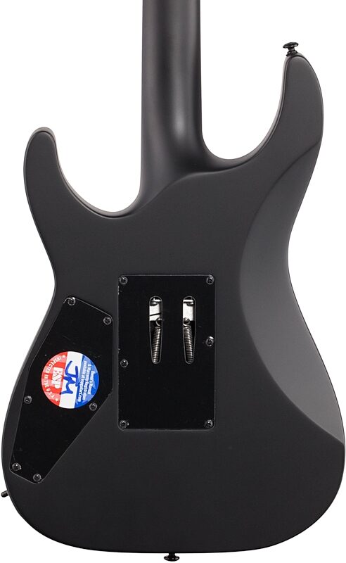 ESP LTD M Black Metal Electric Guitar, Black Satin, Body Straight Back