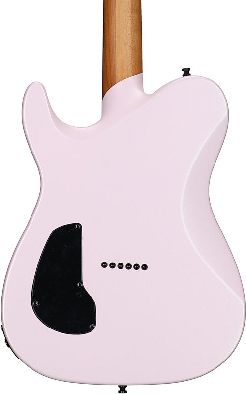Chapman ML3 Pro Modern Electric Guitar, Coral Pink Satin Metallic, Body Straight Back