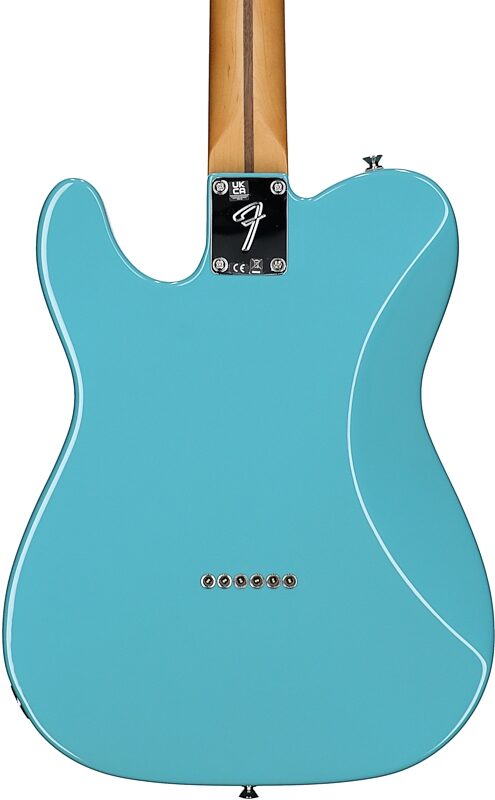 Fender Player II Telecaster HH Electric Guitar, with Rosewood Fingerboard, Aquatone Blue, Body Straight Back