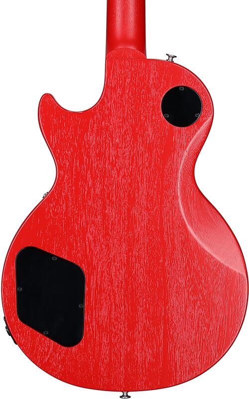 Gibson Les Paul Modern Lite Electric Guitar (with Soft Case), Cardinal Red Satin, Body Straight Back
