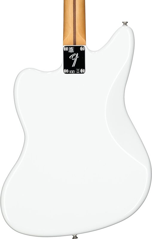 Fender Player II Jaguar Electric Guitar, with Rosewood Fingerboard, Polar White, Body Straight Back
