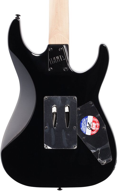 ESP LTD Kirk Hammett KH202 Electric Guitar, Left-Handed, Black, Body Straight Back