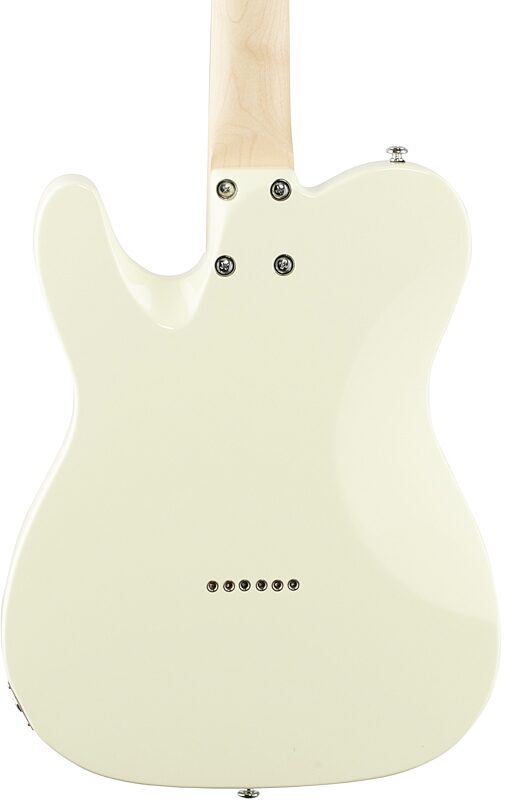 Schecter PT Fastback Electric Guitar, Olympic White, Body Straight Back