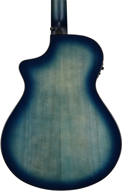 Breedlove Pursuit Exotic S Concert CE Myrtlewood Acoustic-Electric Guitar, Blue Eyes, B-Stock, Body Straight Back