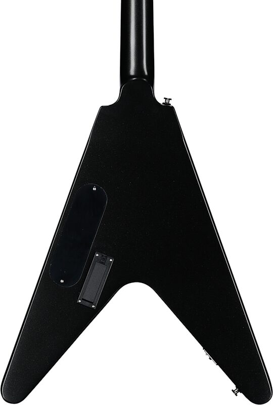 Epiphone Flying V Prophecy Electric Guitar, Jet Black Metallic, Body Straight Back