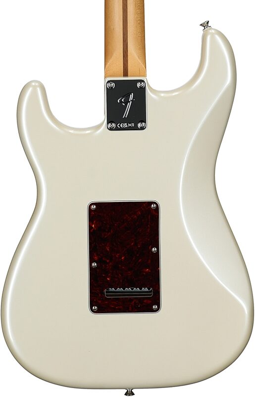 Fender Player II Modified Stratocaster HSS Electric Guitar, Rosewood Fingerboard (with Gig Bag), Olympic White, Body Straight Back