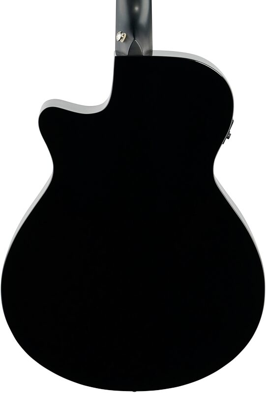 Ibanez AEG50 Acoustic-Electric Guitar, Black, Body Straight Back