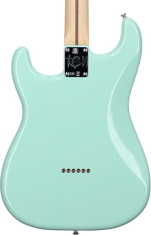 Fender Limited Edition Tom DeLonge Stratocaster (with Gig Bag), Surf Green, USED, Scratch and Dent, Body Straight Back