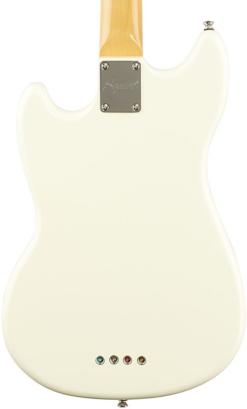 Squier Classic Vibe '60s Mustang Electric Bass, Laurel Fingerboard, Olympic White, Body Straight Back