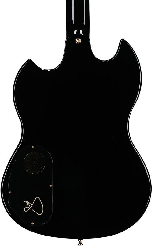 Guild S-100 Polara Kim Thayil Signature Electric Guitar, Black, Body Straight Back