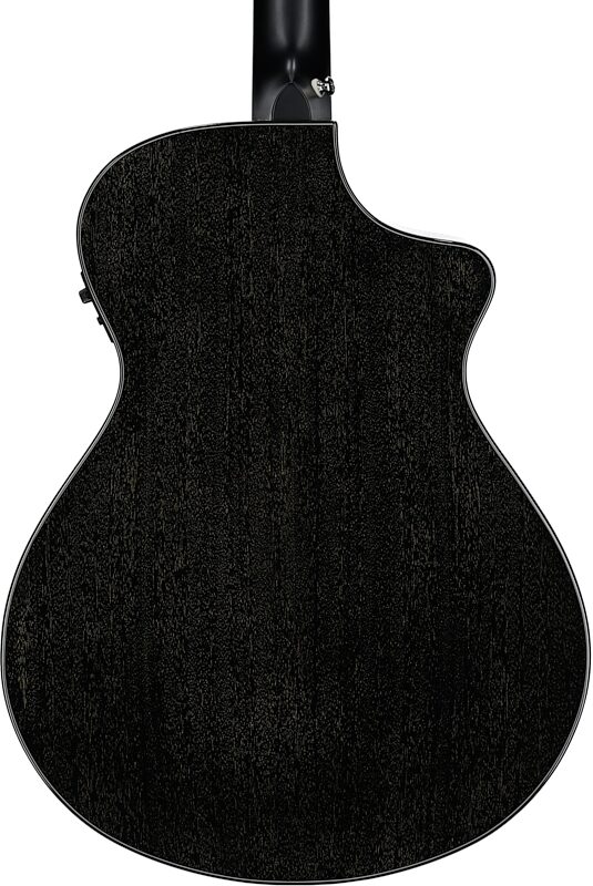 Breedlove Rainforest S Concert CE Acoustic-Electric Guitar, Left-Handed, Black Gold, Body Straight Back
