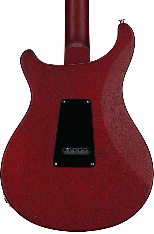 PRS Paul Reed Smith S2 Standard 24 Satin Pattern Thin Electric Guitar (with Gig Bag), Vintage Cherry, Body Straight Back
