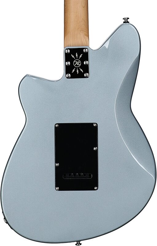 Reverend Double Agent W Electric Guitar, Metallic Silver Freeze, Rosewood Fretboard, Body Straight Back