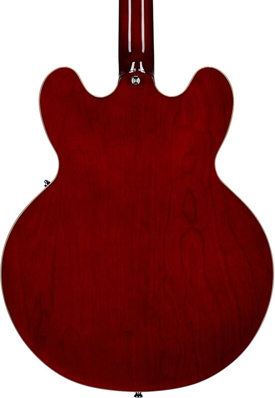 Epiphone ES-335 Traditional Pro Electric Guitar, Dark Wine Red, Body Straight Back