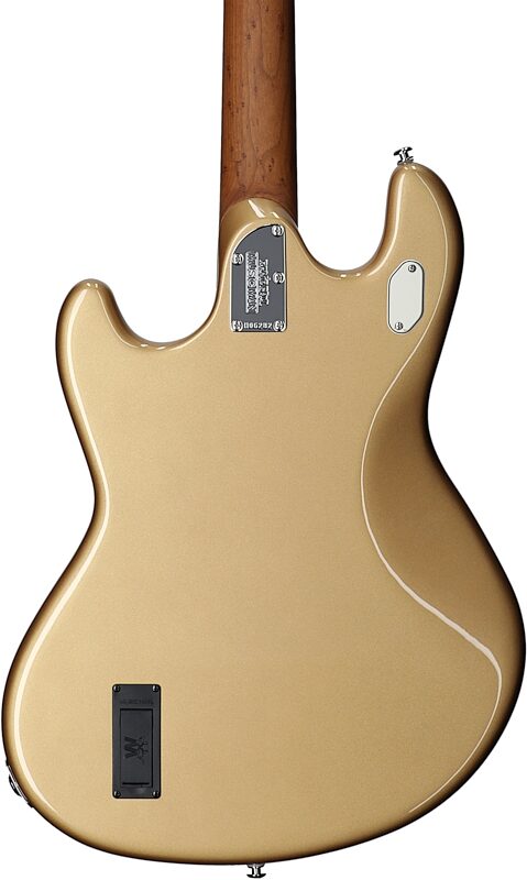 Ernie Ball Music Man StingRay HT Electric Guitar (with Case), Golden Delicious, Body Straight Back