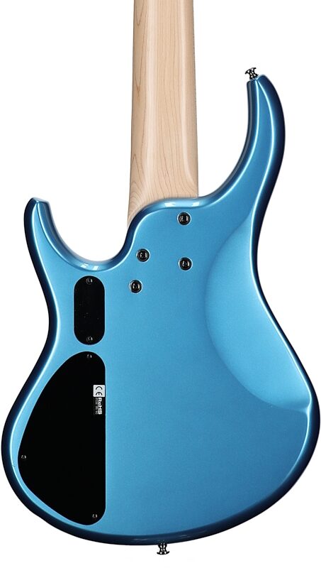 MTD Kingston Super 5 Electric Bass, Super Blue, Body Straight Back