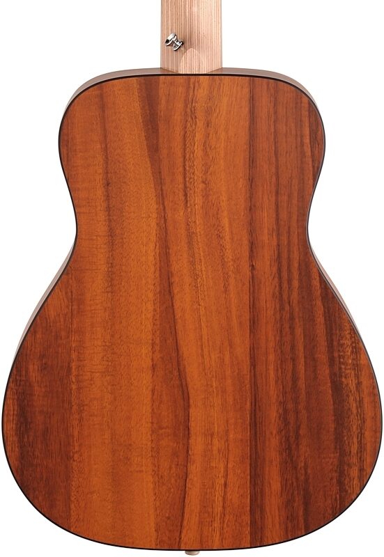 Martin LXK2 Little Martin X Series Koa Acoustic Guitar (with Gig Bag), Natural, Body Straight Back