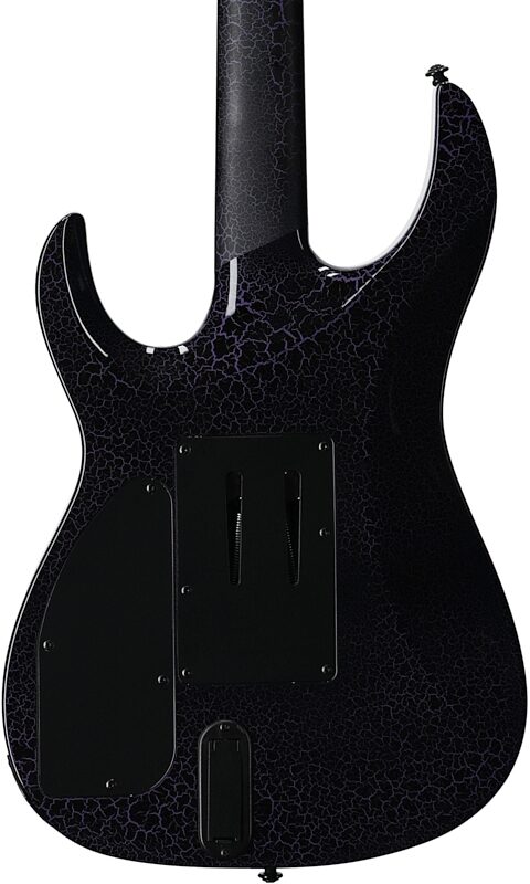 Legator Ninja 6 Floyd Rose Electric Guitar, Purple Crackle , Body Straight Back