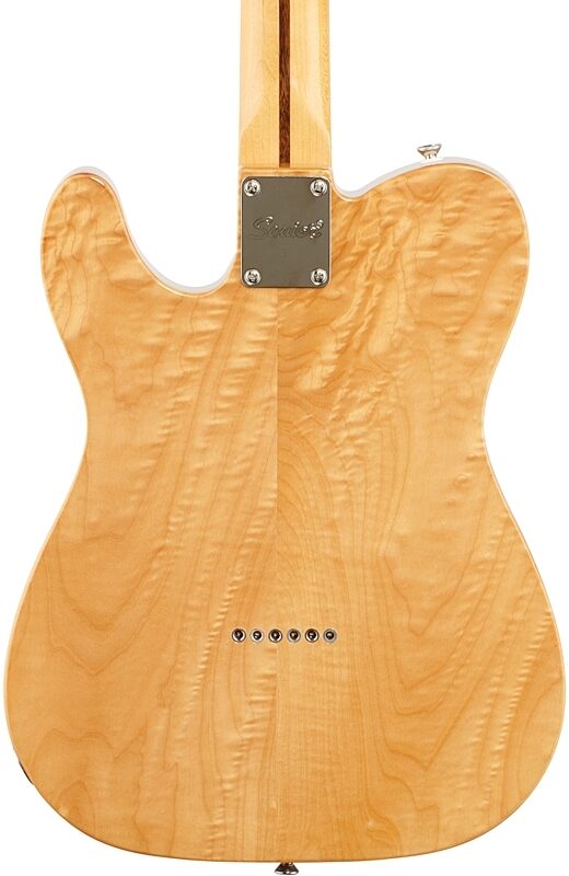 Squier Classic Vibe '70s Telecaster Thinline Electric Guitar, Maple Fingerboard, Natural, Body Straight Back