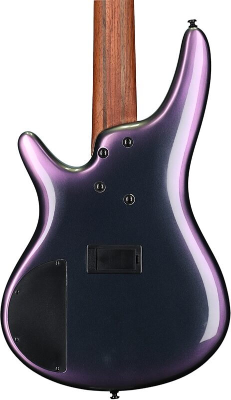 Ibanez SR505E Electric Bass, 5-String, Black Aurora Burst, Body Straight Back