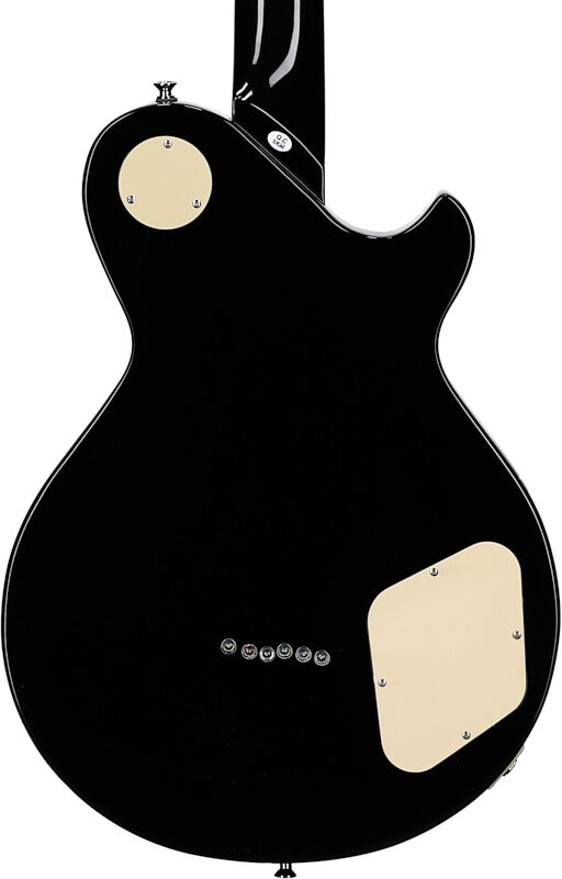 Michael Kelly Patriot Decree Standard Electric Guitar, Left Handed, Gloss Black, Body Straight Back