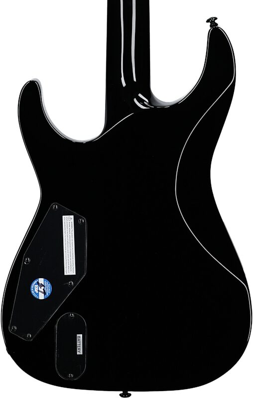 ESP LTD Jeff Hanneman JH-600 CTM Electric Guitar (with Case), Black, Body Straight Back