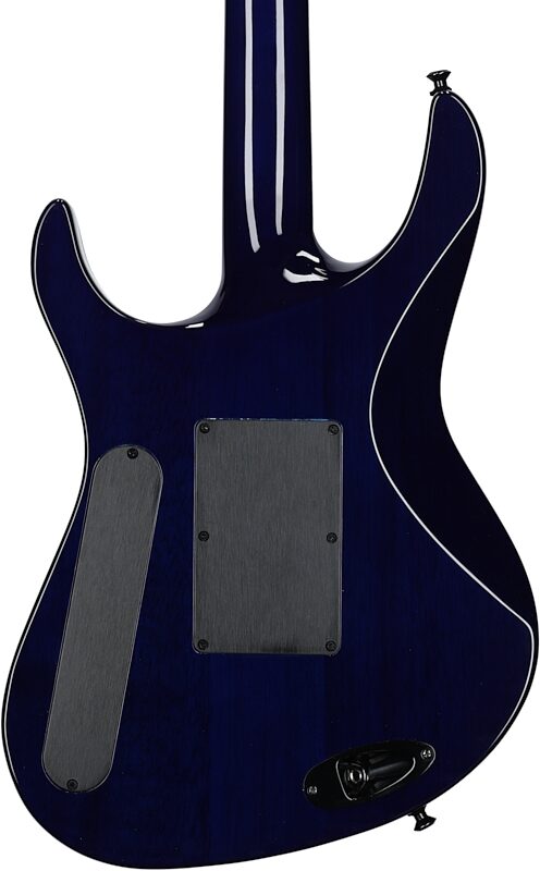Jackson Pro Series Chris Broderick Soloist 6P Electric Guitar, Transparent Blue, Body Straight Back