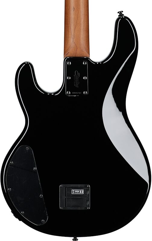 Sterling by Music Man DarkRay Electric Bass (with Gig Bag), Black, Body Straight Back