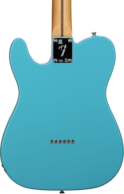 Fender Player II Telecaster Electric Guitar, with Rosewood Fingerboard, Aquatone Blue, Body Straight Back