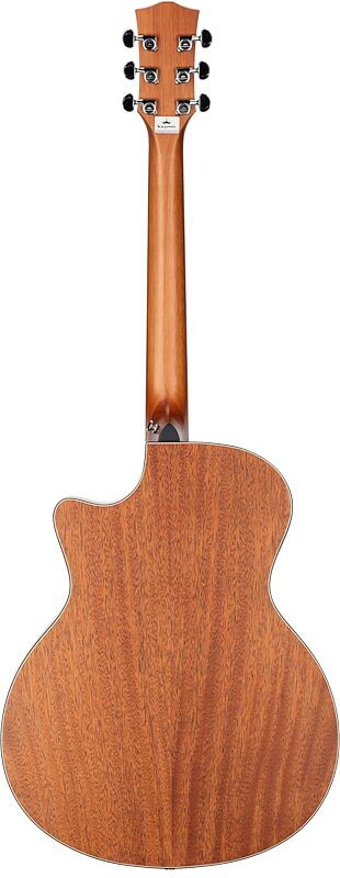 Kepma Elite Series GA2-232 Acoustic Guitar (with Gig Bag), Natural, Body Straight Back