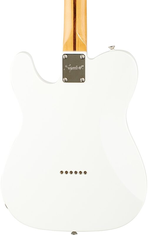 Squier Classic Vibe '70s Telecaster Deluxe Electric Guitar, with Maple Fingerboard, Olympic White, Body Straight Back