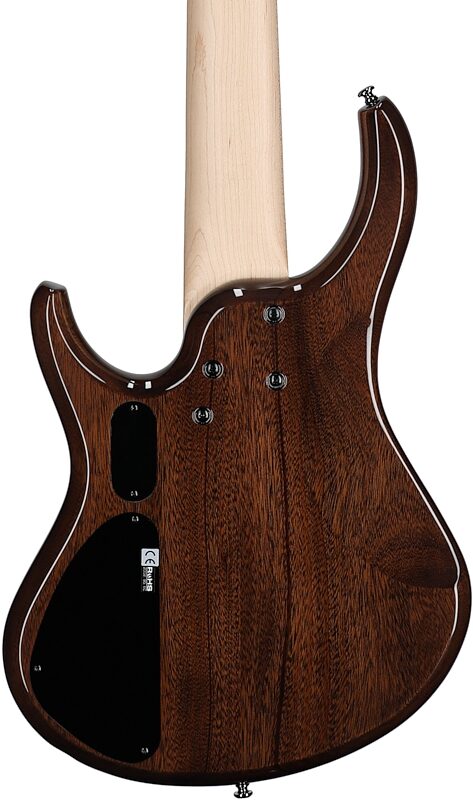 MTD Kingston ZX5 Electric Bass, 5-String, Transparent Mocha, Body Straight Back