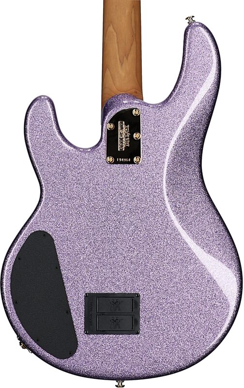 Ernie Ball Music Man StingRay Special HH Electric Bass (with Case), Amethyst Sparkle, Body Straight Back