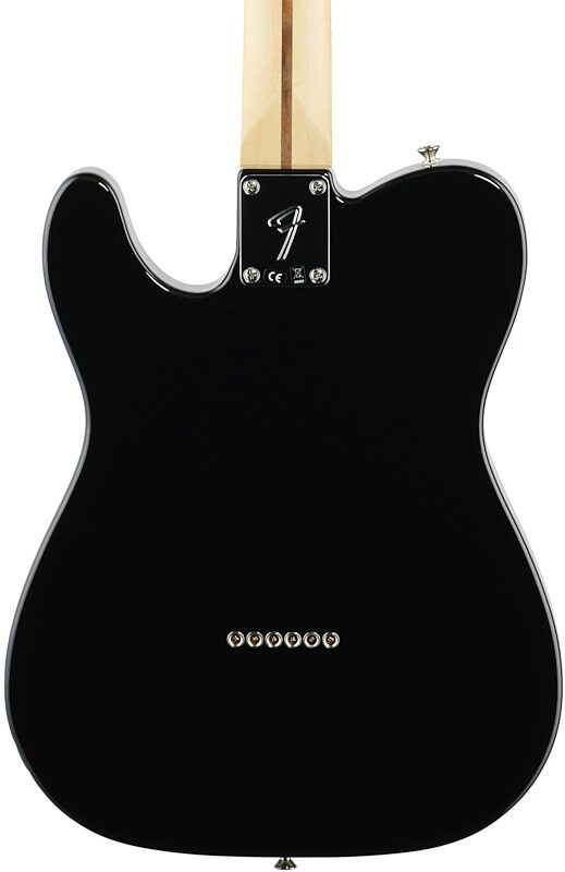 Fender Player Telecaster Electric Guitar, Maple Fingerboard, Black, Body Straight Back