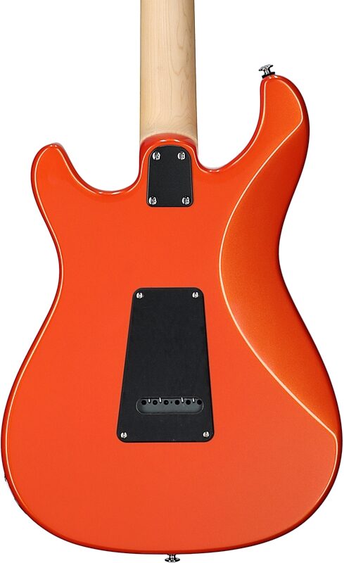 PRS Paul Reed Smith SE NF3 Electric Guitar, with Maple Fingerboard (with Gig Bag), Metallic Orange, Body Straight Back